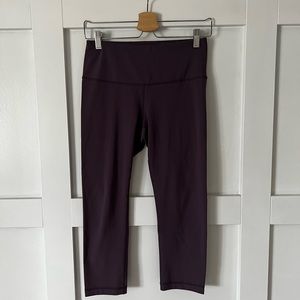 Yogalicious Plum Colored Leggings Size Medium